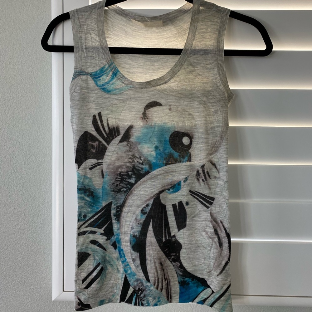 Antonio Berardi sleeveless silk knit top